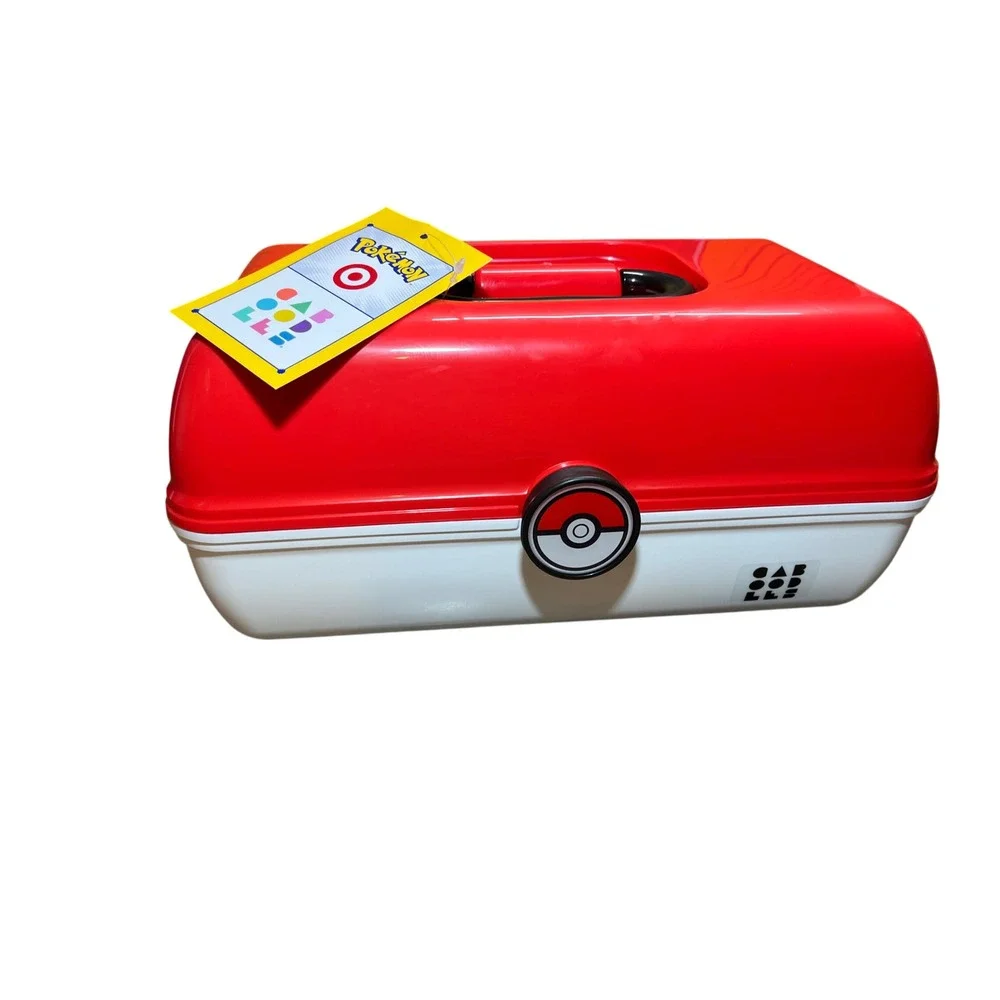 Pokemon Caboodles Pokeball Storage Case Red White Target Exclusive‎ Makeup Box